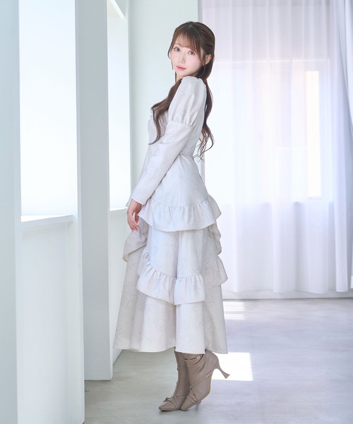 セール】Peony flower print dress（ワンピース）｜Rose Muse（ロゼ