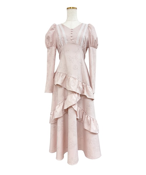 セール】Peony flower print dress（ワンピース）｜Rose Muse（ロゼ