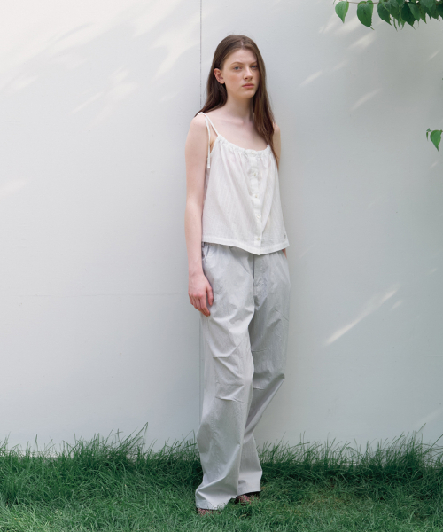 BUT'TON(ボッタン)の「Cotton Parashute Pants (LightGrey)(その他パンツ・レディース・その他・FREE)」の4枚目の写真
