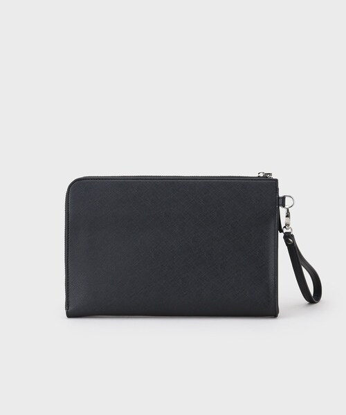 tk.TAKEO KIKUCHI（ティーケータケオキクチ）の「切替ZIPクラッチバッグ（クラッチバッグ・メンズ・ブラック/ブラック系/ブラック系1・00）」の15枚目の写真