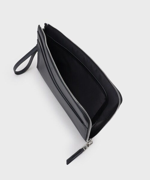 tk.TAKEO KIKUCHI（ティーケータケオキクチ）の「切替ZIPクラッチバッグ（クラッチバッグ・メンズ・ブラック/ブラック系/ブラック系1・00）」の18枚目の写真