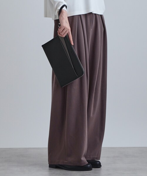 tk.TAKEO KIKUCHI（ティーケータケオキクチ）の「切替ZIPクラッチバッグ（クラッチバッグ・メンズ・ブラック/ブラック系/ブラック系1・00）」の12枚目の写真