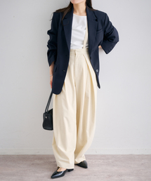 U by SPICK&SPAN | 2WAYトロタックサスペンダーパンツ(スラックス)