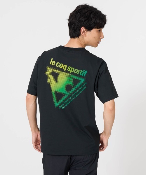 le coq sportif（ルコックスポルティフ）の「ヘランカサンスクリーン半袖Tシャツ(遮熱)（Tシャツ/カットソー・メンズ・ホワイト/ブラック・L/M/XL）」の8枚目の写真
