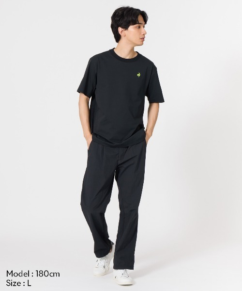 le coq sportif（ルコックスポルティフ）の「ヘランカサンスクリーン半袖Tシャツ(遮熱)（Tシャツ/カットソー・メンズ・ホワイト/ブラック・L/M/XL）」の9枚目の写真