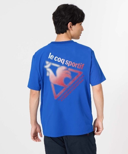 le coq sportif（ルコックスポルティフ）の「ヘランカサンスクリーン半袖Tシャツ(遮熱)（Tシャツ/カットソー・メンズ・ホワイト/ブラック・L/M/XL）」の16枚目の写真