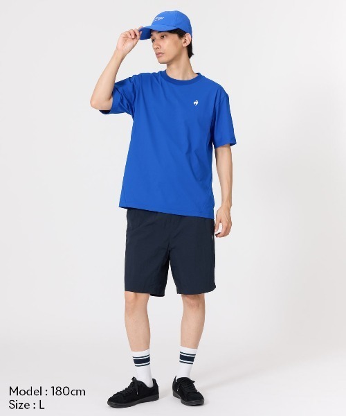 le coq sportif（ルコックスポルティフ）の「ヘランカサンスクリーン半袖Tシャツ(遮熱)（Tシャツ/カットソー・メンズ・ホワイト/ブラック・L/M/XL）」の17枚目の写真