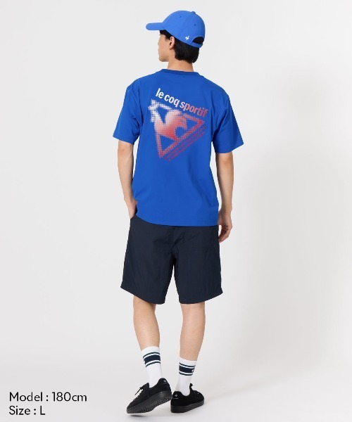 le coq sportif（ルコックスポルティフ）の「ヘランカサンスクリーン半袖Tシャツ(遮熱)（Tシャツ/カットソー・メンズ・ホワイト/ブラック・L/M/XL）」の18枚目の写真