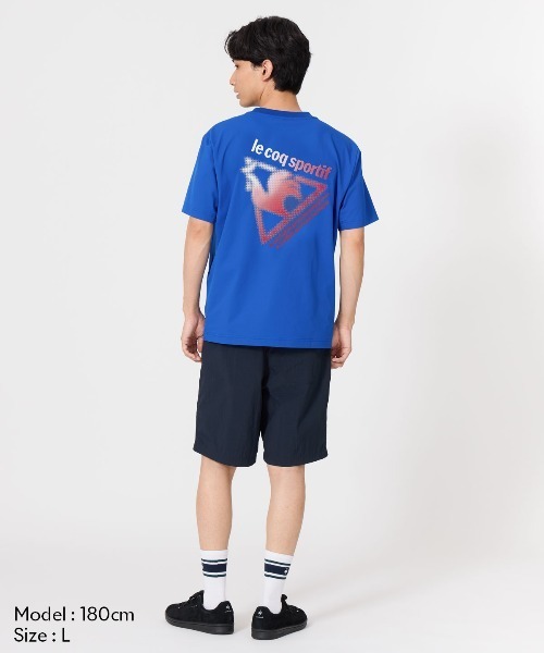 le coq sportif（ルコックスポルティフ）の「ヘランカサンスクリーン半袖Tシャツ(遮熱)（Tシャツ/カットソー・メンズ・ホワイト/ブラック・L/M/XL）」の20枚目の写真