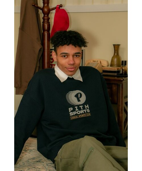 PITHSPORTS（ピース スポーツ）の「Sports Club Sweatshirt (Navy)（スウェット・レディース・その他・LARGE/S）」の3枚目の写真