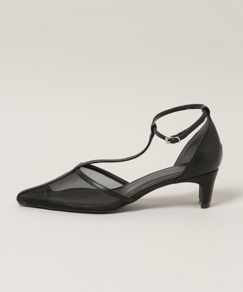 A part by(アパートバイ)の「メッシュヒールパンプス(パンプス・レディース・ブラック/ライトベージュ・MEDIUM/LARGE)」の7枚目の写真