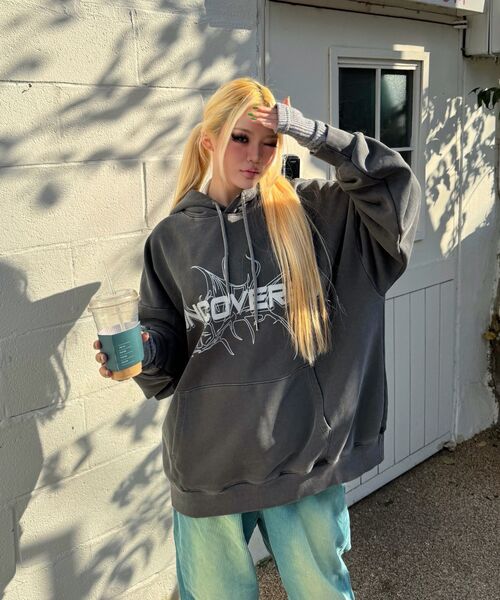 THE MILE(ザマイル)の「オクトバースブランチスウェットフード NAVY(パーカー・メンズ・その他・S/M/L/XL)」の5枚目の写真