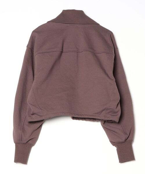 CLANE（クラネ）の「HALF ZIP SHORT TOPS（Tシャツ/カットソー・メンズ・ブラウン・1）」の2枚目の写真