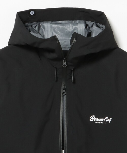 BEAMS GOLF(ビームスゴルフ)の「【別注】ELECTRIC GOLF / 撥水 レインジャケット(ブルゾン・メンズ・ブラック・M/L/XL)」の4枚目の写真