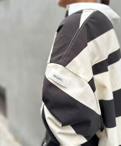 MAQWEL（マクウェル）の「【新色追加】【MAQWEL/マクウェル】ウォッシャブルBIGラガーシャツ（シャツ/ブラウス・レディース・ネイビー/ベージュ/ブラック系その他3/サックスブルー/グレー系その他2・FREE）」の16枚目の写真