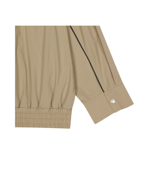 MEA（メア）の「HIGH NECK SHIRT BLOUSON  [BEIGE]（ブルゾン・レディース・ベージュ・FREE）」の5枚目の写真