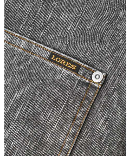 LORES(ロアス)の「Faux Leather Trucker Jacket - Black(ライダースジャケット・レディース・その他・M/L)」の4枚目の写真