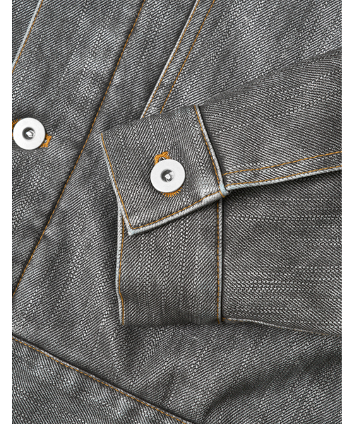 LORES(ロアス)の「Faux Leather Trucker Jacket - Black(ライダースジャケット・レディース・その他・M/L)」の5枚目の写真