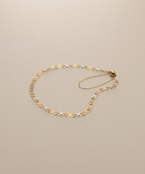 COCOSHNIK（ココシュニック）の「K18X大チェーンマグネット ブレスレット（ブレスレット・レディース・イエローゴールド・17）」の2枚目の写真