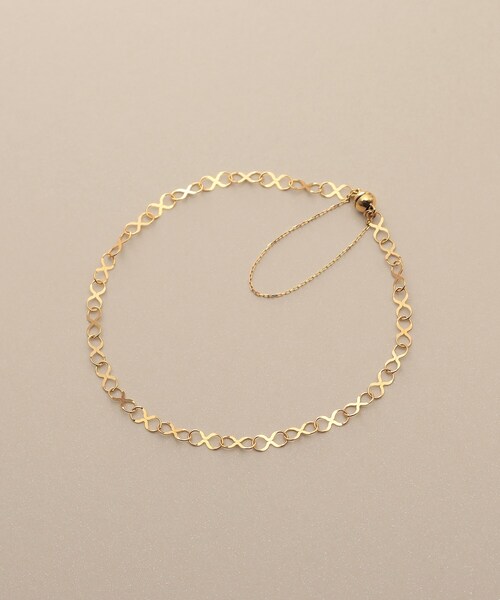 COCOSHNIK（ココシュニック）の「K18X大チェーンマグネット ブレスレット（ブレスレット・レディース・イエローゴールド・17）」の5枚目の写真