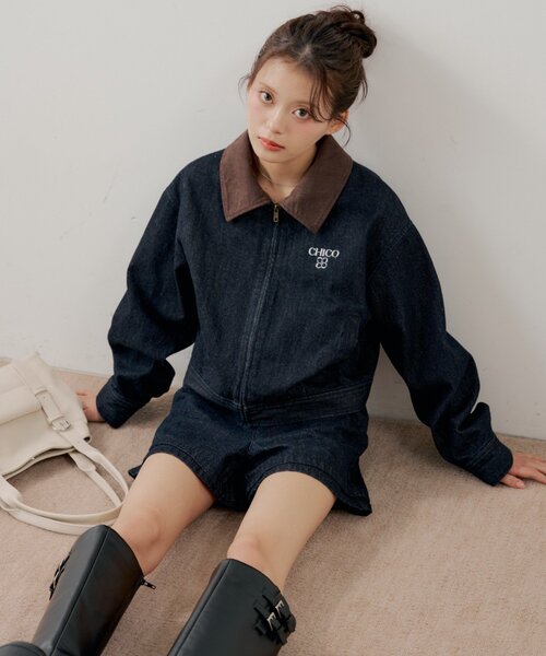 Chico(チコ)の「【セットアップ対応】コンパクトレイヤードショートパンツ(その他パンツ・レディース・ベージュ/ブルー系その他3/アイボリー・MEDIUM/SMALL)」の10枚目の写真