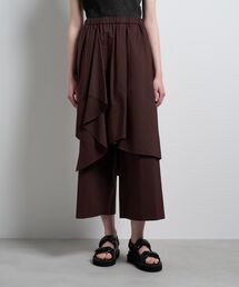 アシンメトリーレイヤードパンツ