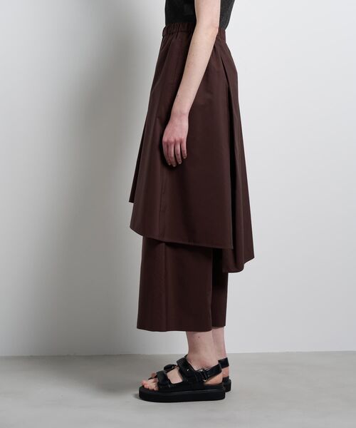 LANVIN en Bleu(ランバンオンブルー)の「アシンメトリーレイヤードパンツ(その他パンツ・レディース・ボルドー/ブラック・38/36)」の7枚目の写真