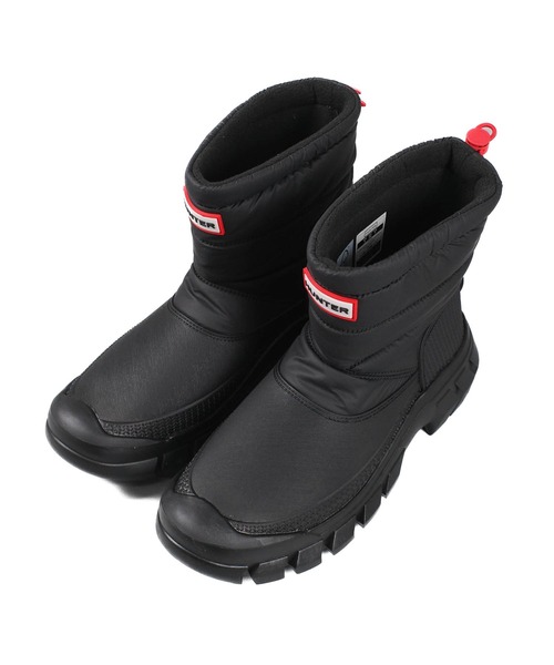 HUNTER（ハンター）の「【HUNTER / ハンター】 WOMENS INTREPID SHORT SNOW BOOT ウィメンズ インテレピッド ショート スノーブーツ WFS2108WWU（ブーツ・レディース・ブラック/ホワイト・UK5/UK4/UK7/UK6）」の4枚目の写真