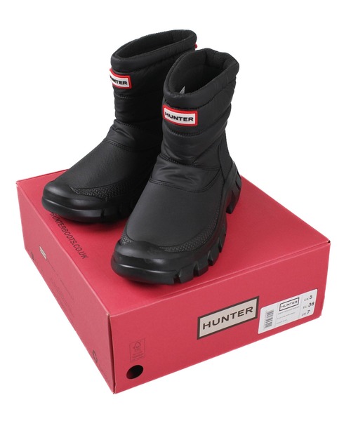 HUNTER（ハンター）の「【HUNTER / ハンター】 WOMENS INTREPID SHORT SNOW BOOT ウィメンズ インテレピッド ショート スノーブーツ WFS2108WWU（ブーツ・レディース・ブラック/ホワイト・UK5/UK4/UK7/UK6）」の7枚目の写真