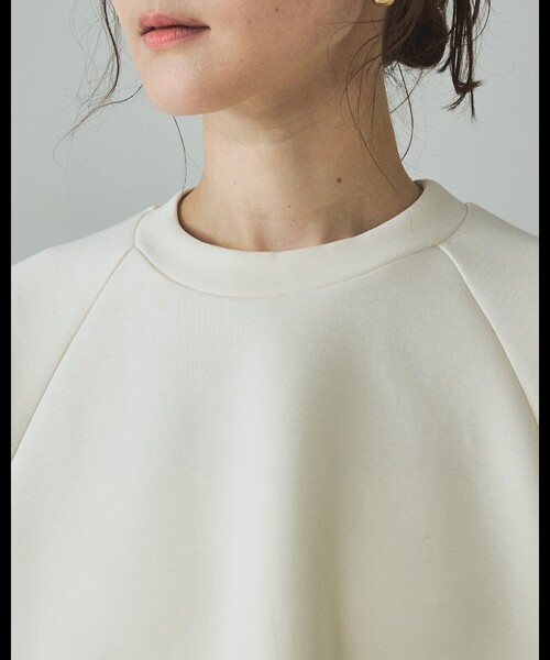 qualite（カリテ）の「【楽なのに上品】ダンボールボックスプルオーバー/スウェット/トレーナー/春服（スウェット・レディース・ライトグレー/チャコールグレー/アイボリー・フリー）」の13枚目の写真