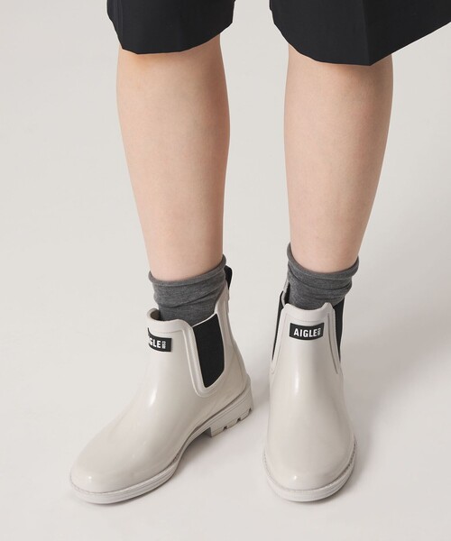 AIGLE(エーグル)の「<AIGLE> CARVILLE 2 WHITE(レインシューズ・レディース・ホワイト・36/38/37)」の7枚目の写真
