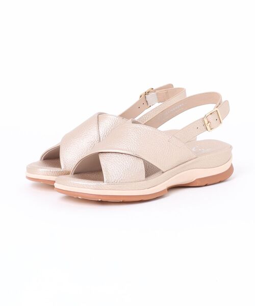 ing(イング)の「フットベットサンダル(サンダル・レディース・ブラック/ゴールド/シルバー・M/L/S)」の6枚目の写真