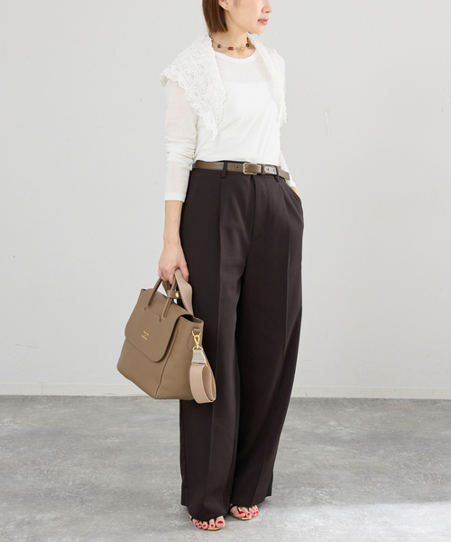 IENA（イエナ）の「コットンシアープルオーバー（Tシャツ/カットソー・レディース・ブルー/ホワイト/ネイビー・FREE）」の6枚目の写真