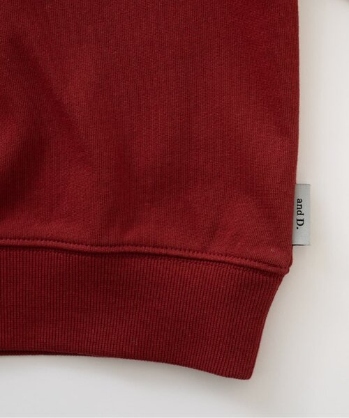 and D. petit main（アンドディープティマイン）の「クラック加工スウェットプルオーバー（スウェット・キッズ・レッド系その他/トップグレー/ブラック・120cm/110cm/100cm/130cm/140cm/90cm）」の15枚目の写真