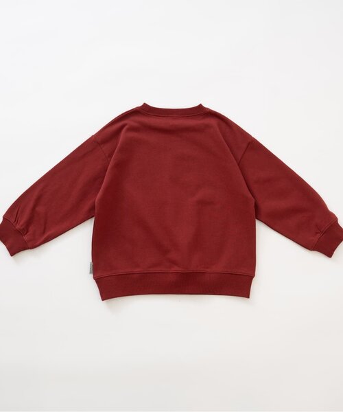 and D. petit main（アンドディープティマイン）の「クラック加工スウェットプルオーバー（スウェット・キッズ・レッド系その他/トップグレー/ブラック・120cm/110cm/100cm/130cm/140cm/90cm）」の16枚目の写真