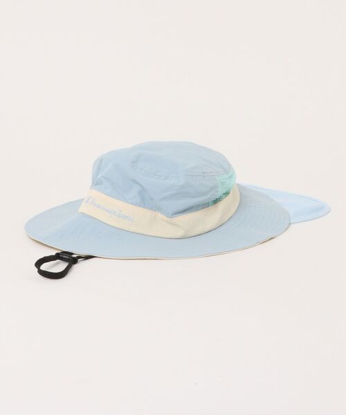Champion（チャンピオン）の「Champion/チャンピオン　サンシールドアドベンチャー（ハット・キッズ・サックスブルー/ピンク/ネイビー/ブラック・54cm）」の4枚目の写真