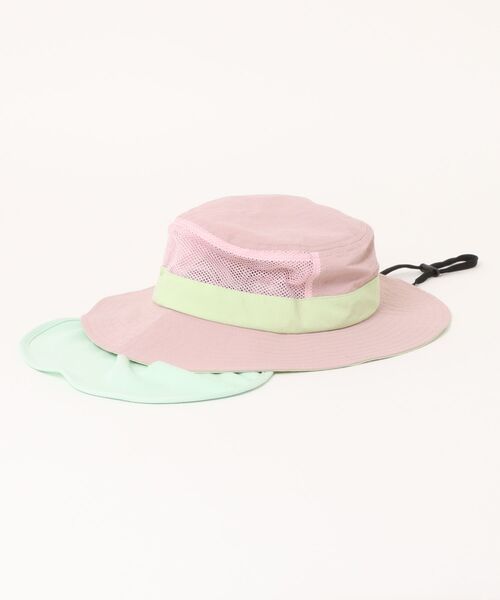 Champion（チャンピオン）の「Champion/チャンピオン　サンシールドアドベンチャー（ハット・キッズ・サックスブルー/ピンク/ネイビー/ブラック・54cm）」の5枚目の写真