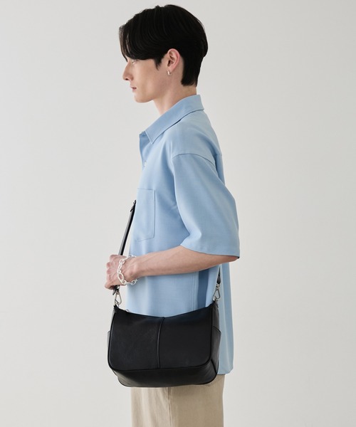 LUENNA(ルエナ)の「【LUENNA】2Way Shoulder Bag / 2WAYショルダーバッグ(ハンドバッグ対応)(ショルダーバッグ・メンズ・ブラック・FREE)」の8枚目の写真