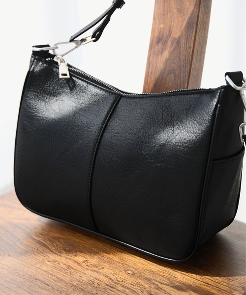LUENNA(ルエナ)の「【LUENNA】2Way Shoulder Bag / 2WAYショルダーバッグ(ハンドバッグ対応)(ショルダーバッグ・メンズ・ブラック・FREE)」の21枚目の写真