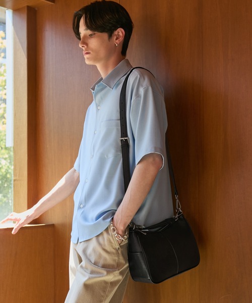LUENNA(ルエナ)の「【LUENNA】2Way Shoulder Bag / 2WAYショルダーバッグ(ハンドバッグ対応)(ショルダーバッグ・メンズ・ブラック・FREE)」の17枚目の写真
