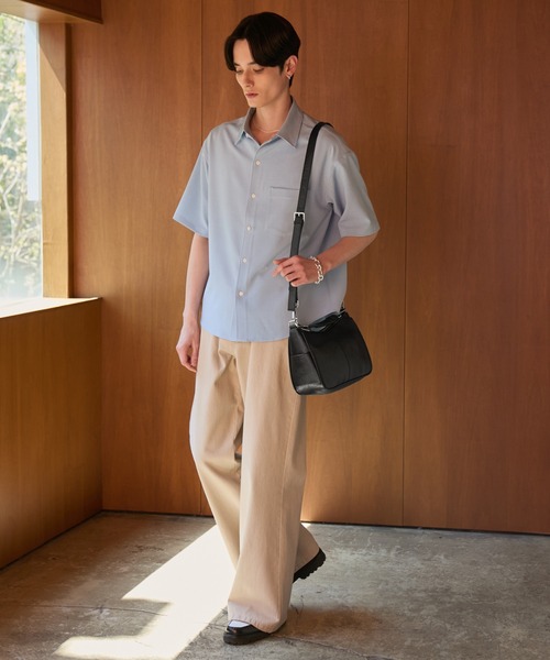 LUENNA(ルエナ)の「【LUENNA】2Way Shoulder Bag / 2WAYショルダーバッグ(ハンドバッグ対応)(ショルダーバッグ・メンズ・ブラック・FREE)」の20枚目の写真