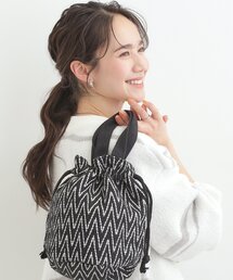 SHOO・LA・RUE | 【インド製】ジャカード巾着バッグ(トートバッグ)