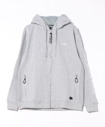 (RM)【LUXE/R GOLF】ストレッチ ポンチ コード刺繍 長袖 ジップパーカー