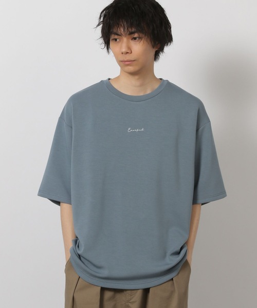 LAKOLE(ラコレ)の「<接触冷感>ライトダンボール半袖T / 639479(Tシャツ/カットソー・メンズ・ブルー/ブラック/ピンク/ライトグレー/ホワイト・X-LARGE/LARGE/MEDIUM/SMALL)」の4枚目の写真