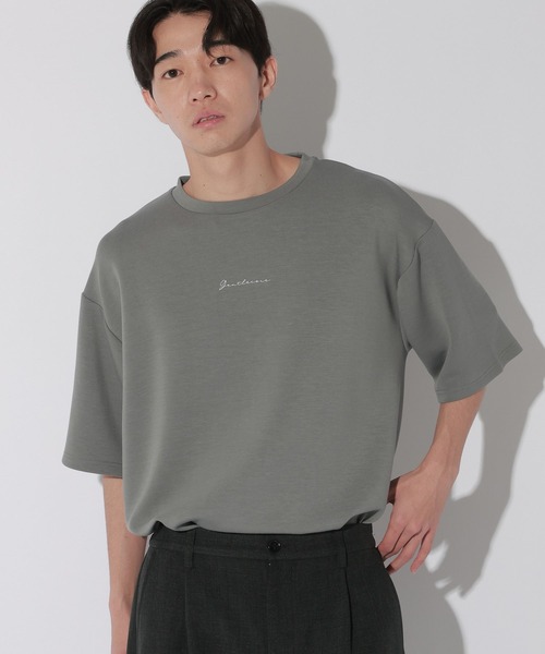 LAKOLE(ラコレ)の「<接触冷感>ライトダンボール半袖T / 639479(Tシャツ/カットソー・メンズ・ブルー/ブラック/ピンク/ライトグレー/ホワイト/グリーン・X-LARGE/LARGE/MEDIUM/SMALL)」の4枚目の写真