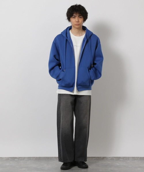 LAKOLE(ラコレ)の「<接触冷感>ライトダンボール半袖T / 639479(Tシャツ/カットソー・メンズ・ブルー/ブラック/ピンク/ライトグレー/ホワイト・X-LARGE/LARGE/MEDIUM/SMALL)」の8枚目の写真