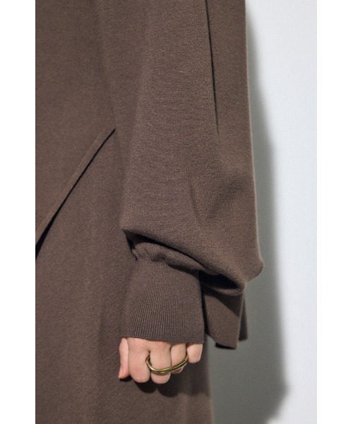 AZUL by moussy(アズールバイマウジー)の「裾スリットニュアンスニットトップス(ニット/セーター・レディース・ブラック/ライトブルー/ブラウン・FREE)」の18枚目の写真