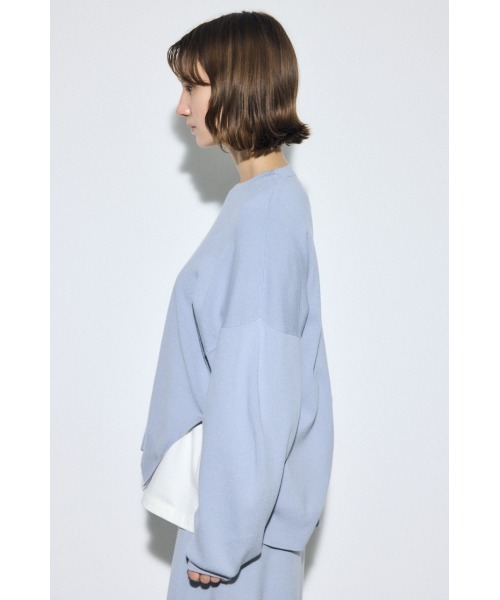 AZUL by moussy(アズールバイマウジー)の「裾スリットニュアンスニットトップス(ニット/セーター・レディース・ブラック/ライトブルー/ブラウン・FREE)」の21枚目の写真