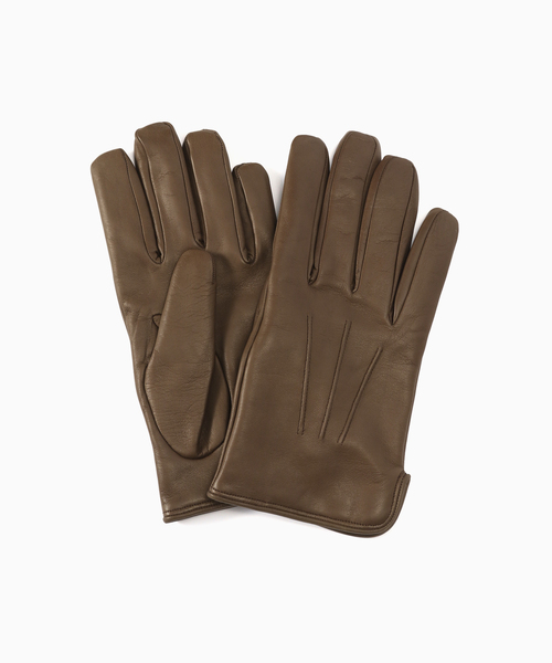 EDIFICE（エディフィス）の「MARIO PORTLANO(マリオポートラーノ) 別注 Nappa Leather Glove（手袋・メンズ・グリーン/ブラウン/ベージュ・23/22/FREE）」の2枚目の写真