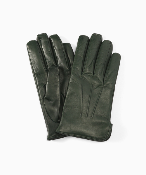 EDIFICE（エディフィス）の「MARIO PORTLANO(マリオポートラーノ) 別注 Nappa Leather Glove（手袋・メンズ・グリーン/ブラウン/ベージュ・23/22/FREE）」の3枚目の写真